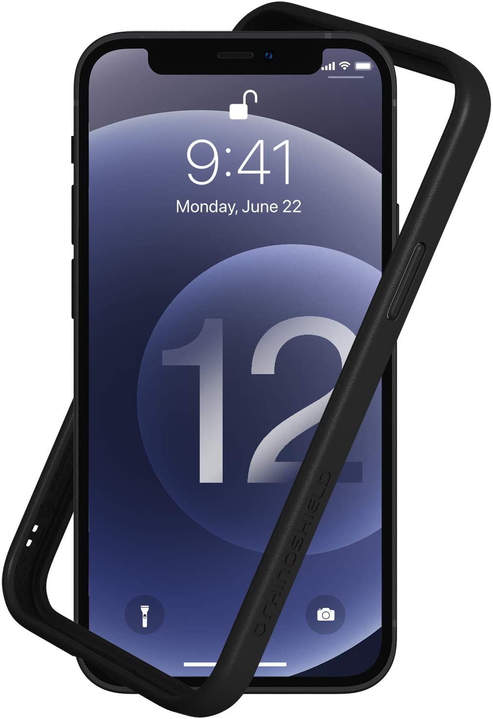 RhinoShield CrashGuard NX iPhone 13 & 12 / Pro / Pro Max Penyerap Kejutan Rekaan Slim Penutup Pelindung 3.5M / 11 kaki Perlindungan Jatuh