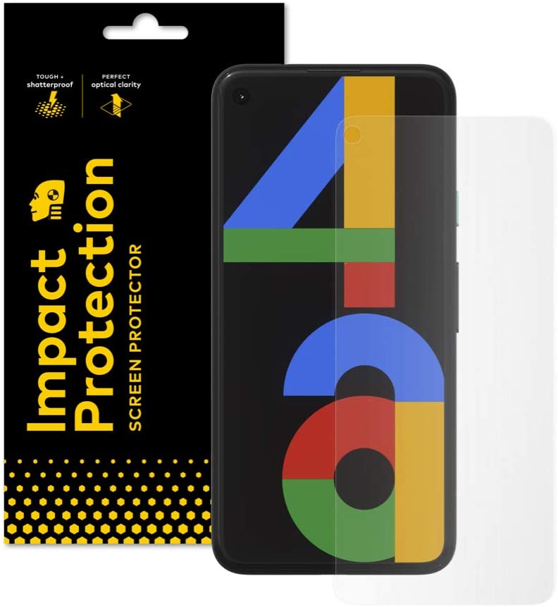 RhinoShield Impact Flex Pixel 4a/4/XL Screen Protector - High Strength Impact Damping/Dispersion Technology - Clear & Scratch Resistant Protection