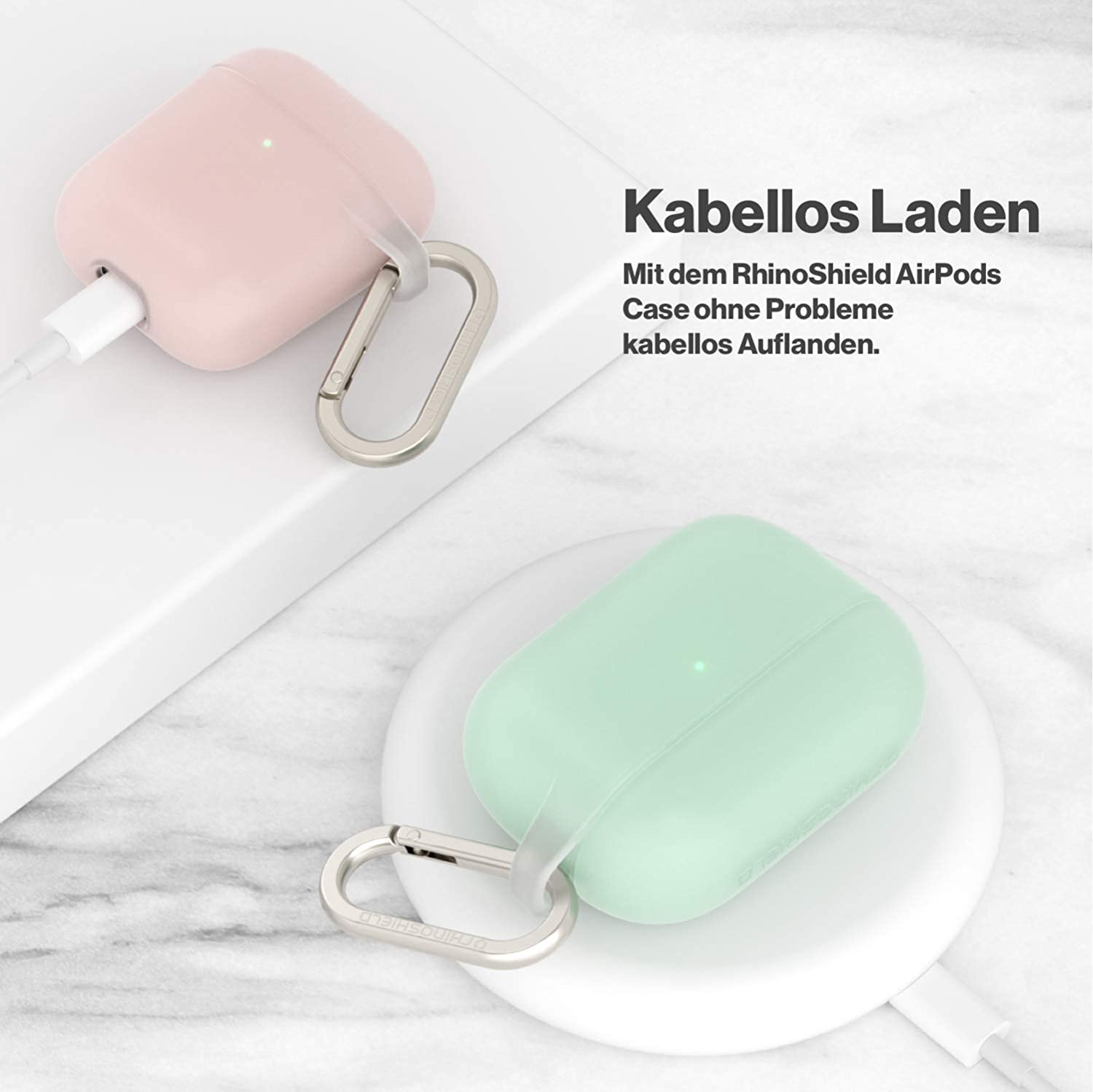 RhinoShield Apple AirPods Pro / AirPods 1 & 2 Military Grade Drop Protection, Scratch Resistant, Wireless Charging