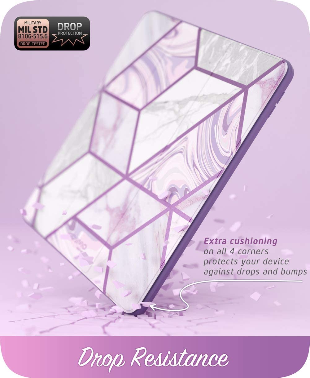 i-Blason Cosmo iPad 10.2 inci Gen ke-8/7, Lipat Tiga Badan Penuh, Pelindung Skrin & Pemegang Pensel Terbina dalam