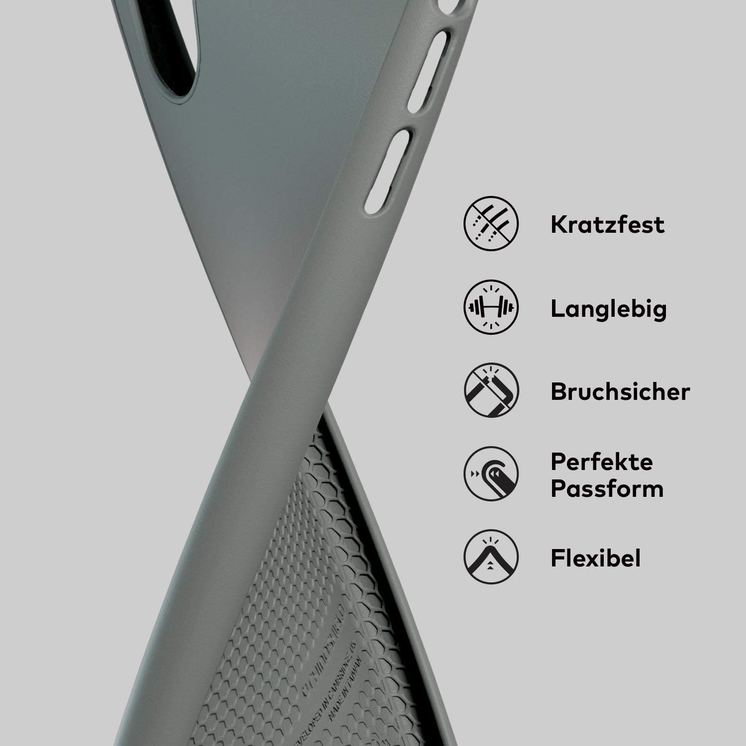 RhinoShield SolidSuit iPhone 11 / Pro / Pro Max Shock Absorbent Slim Design Protective Cover with Premium Matte Finish 3.5M / 11ft Drop Protection