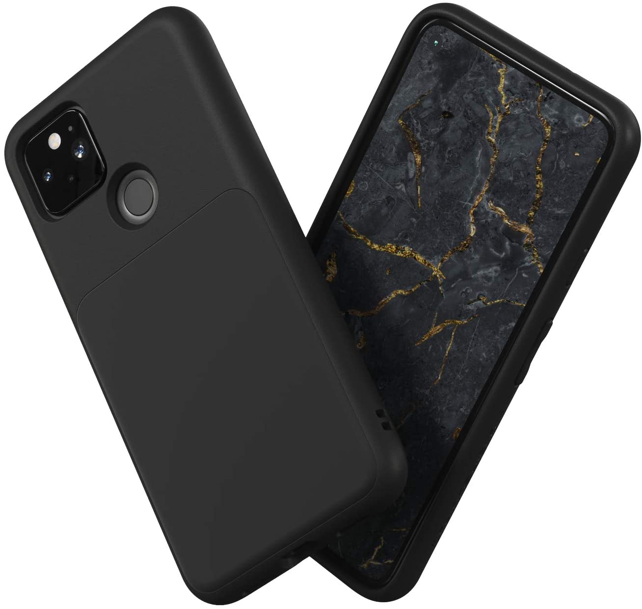 RhinoShield SolidSuit Google Pixel 5 Shock Absorbent Slim Design Protective Cover with Premium Matte Finish 3.5M / 11ft Drop Protection