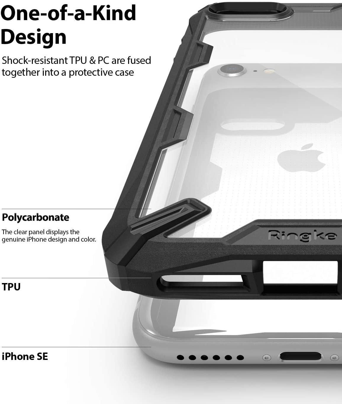 Sarung Ringke Fusion X iPhone SE 2020 / iPhone 8/7