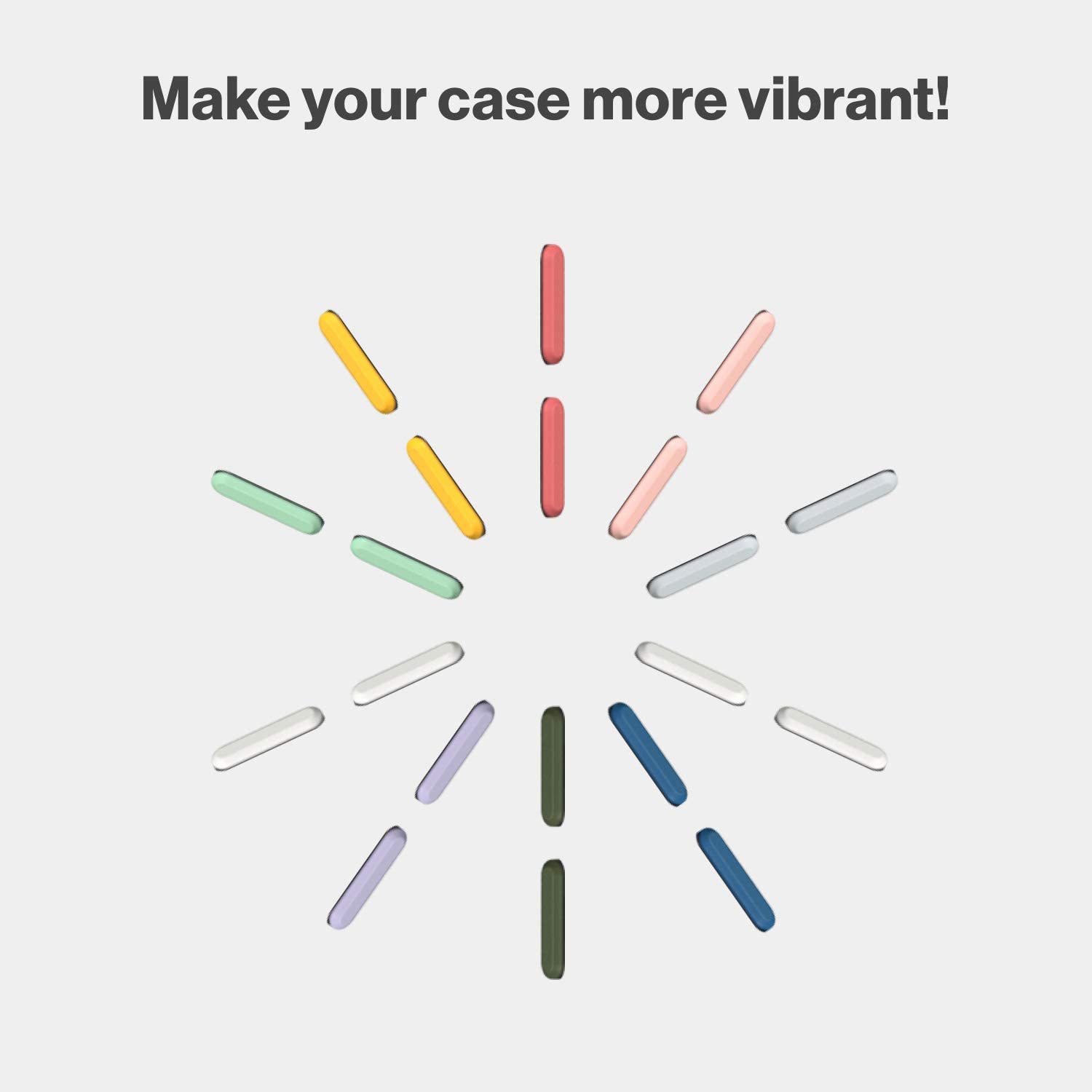 Butang Tambahan RhinoShield Untuk iPhone CrashGuard NX / Mod NX / Solid Suit iPhone 12 / 11 / XS / XR / 8 / 7 / 6 Series