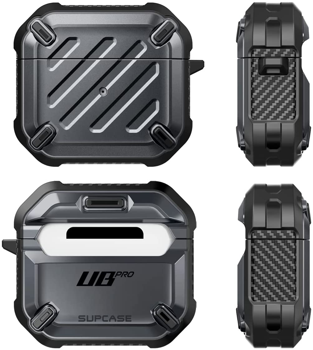 SUPCASE Unicorn Beetle Pro Series Case Airpods 3 (2021), Full-Body Rugged Protective Case with Carabiner for AirPods 3rd Generation