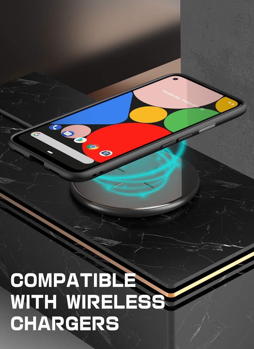 SUPCASE Unicorn Beetle Style Google Pixel 4A Premium Hibrid Sarung Perlindungan (Hitam)