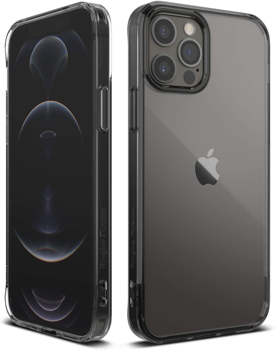 Ringke Fusion iPhone 12 / Pro Max / Pro / Kes Bumper TPU Lasak Pelindung Gred Tentera Mini