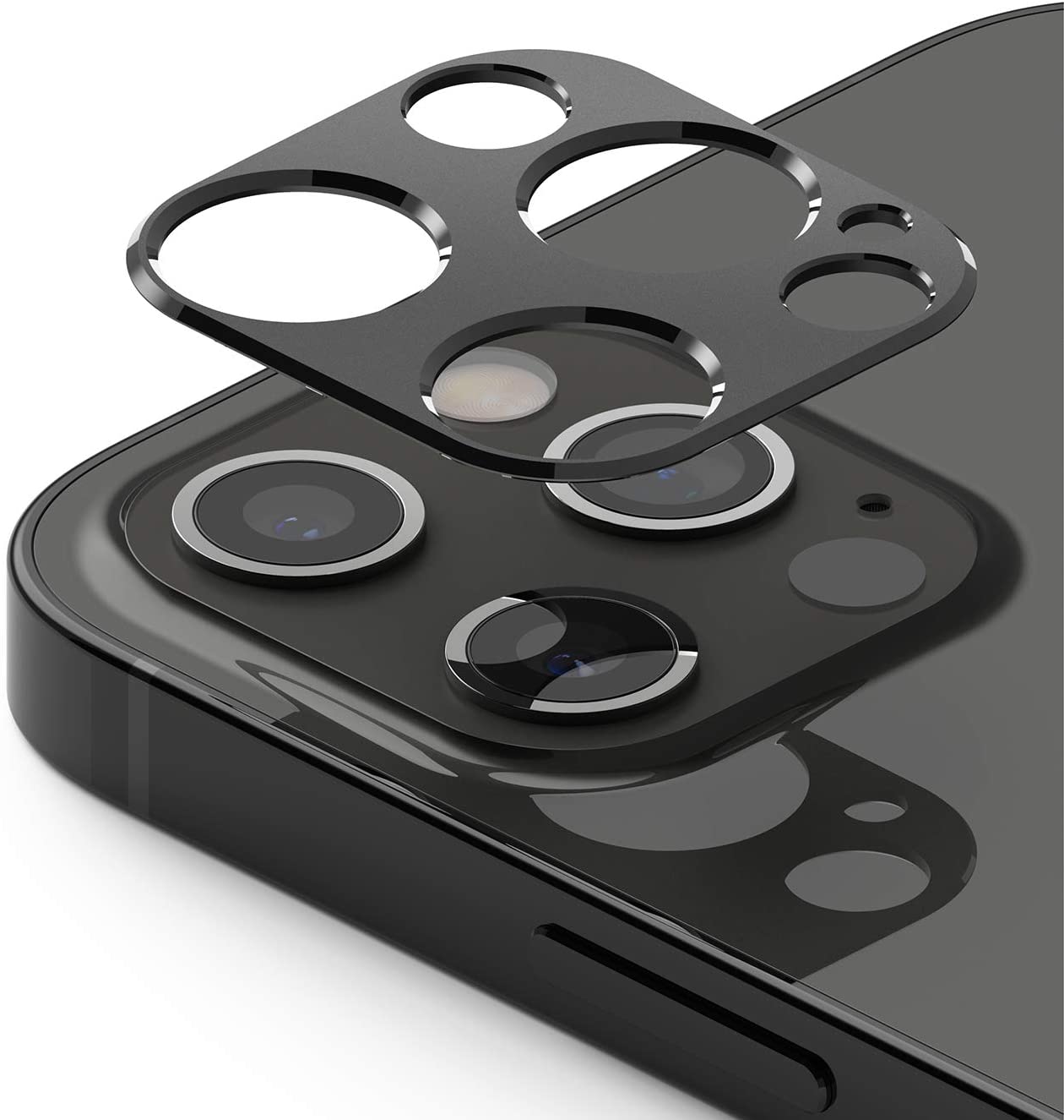 Penggayaan Kamera Ringke iPhone 12 / Pro / Pro Max Pelindung Lensa Kamera Bingkai Aluminium