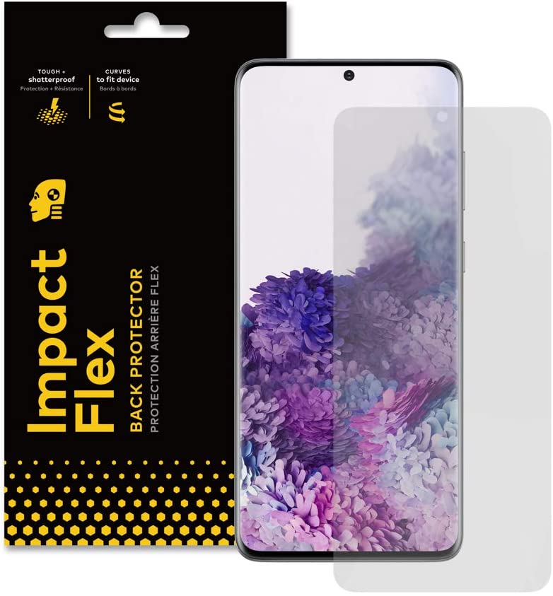 RhinoShield Impact Flex SamsungGalaxyS20/Plus/UltraEdge/Impact Damping/Fingerprint Sensor - Clear & Scratch Screen Protector