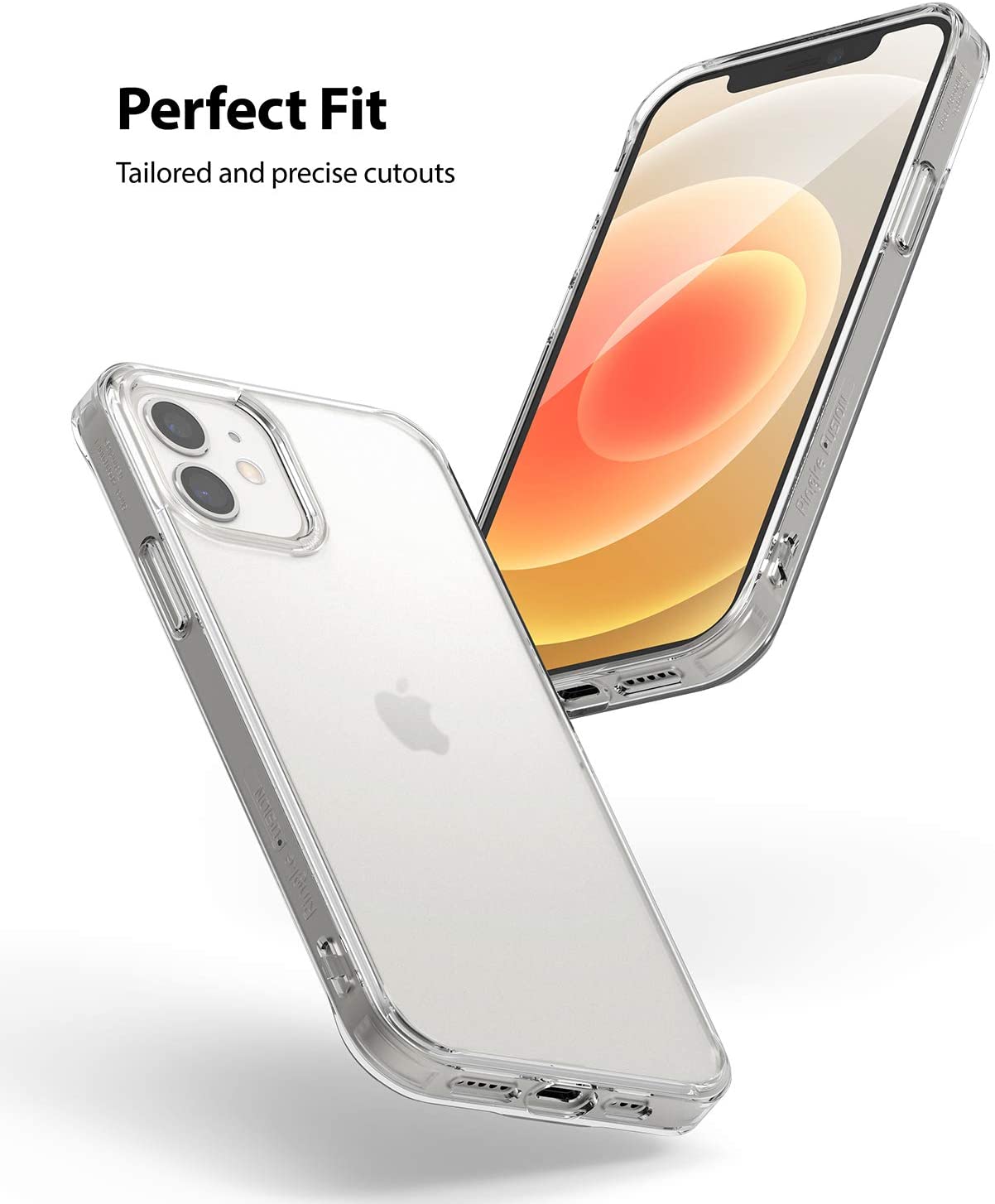 Ringke Fusion Matte iPhone 12 / Pro / Pro Max / Mini Case Translucent Satin Texture Anti Gores TPU Bumper Cover Frost Clear