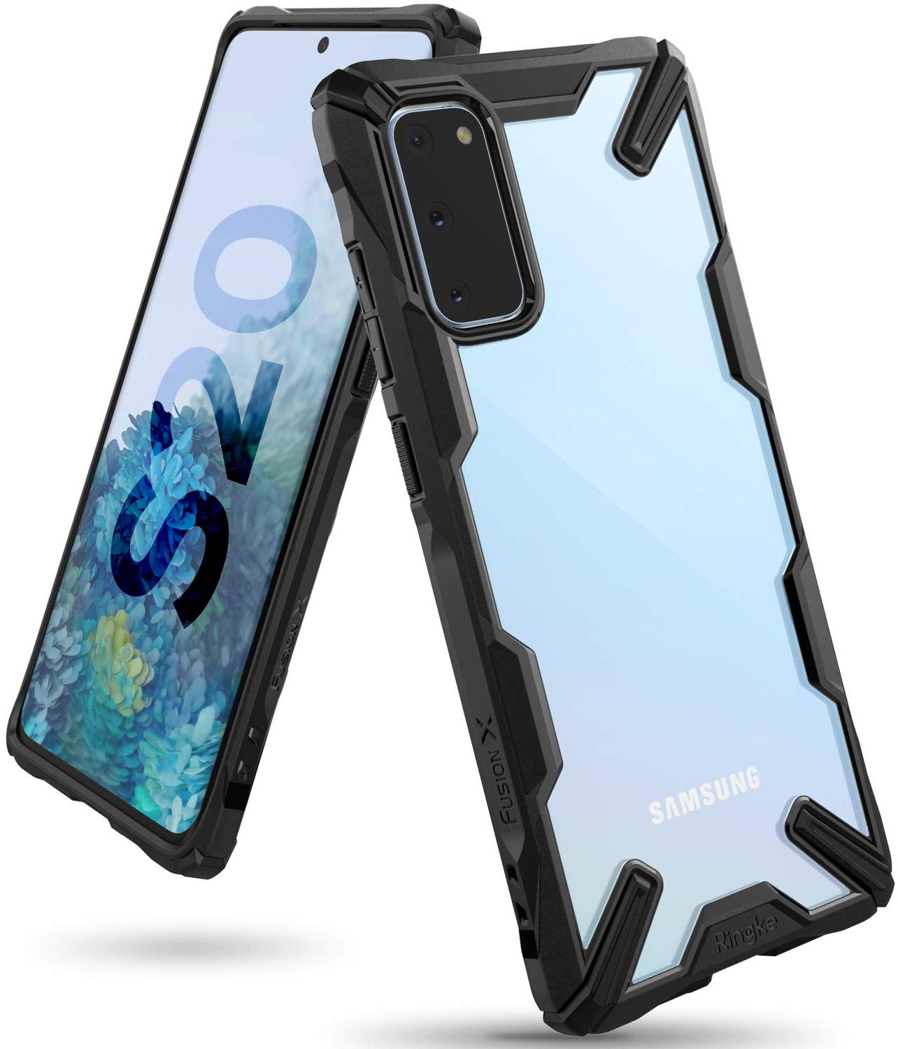 Sarung Anti-Calar Ringke Fusion X Galaxy S20 / S20 Plus / S20 Ultra Lutsinar