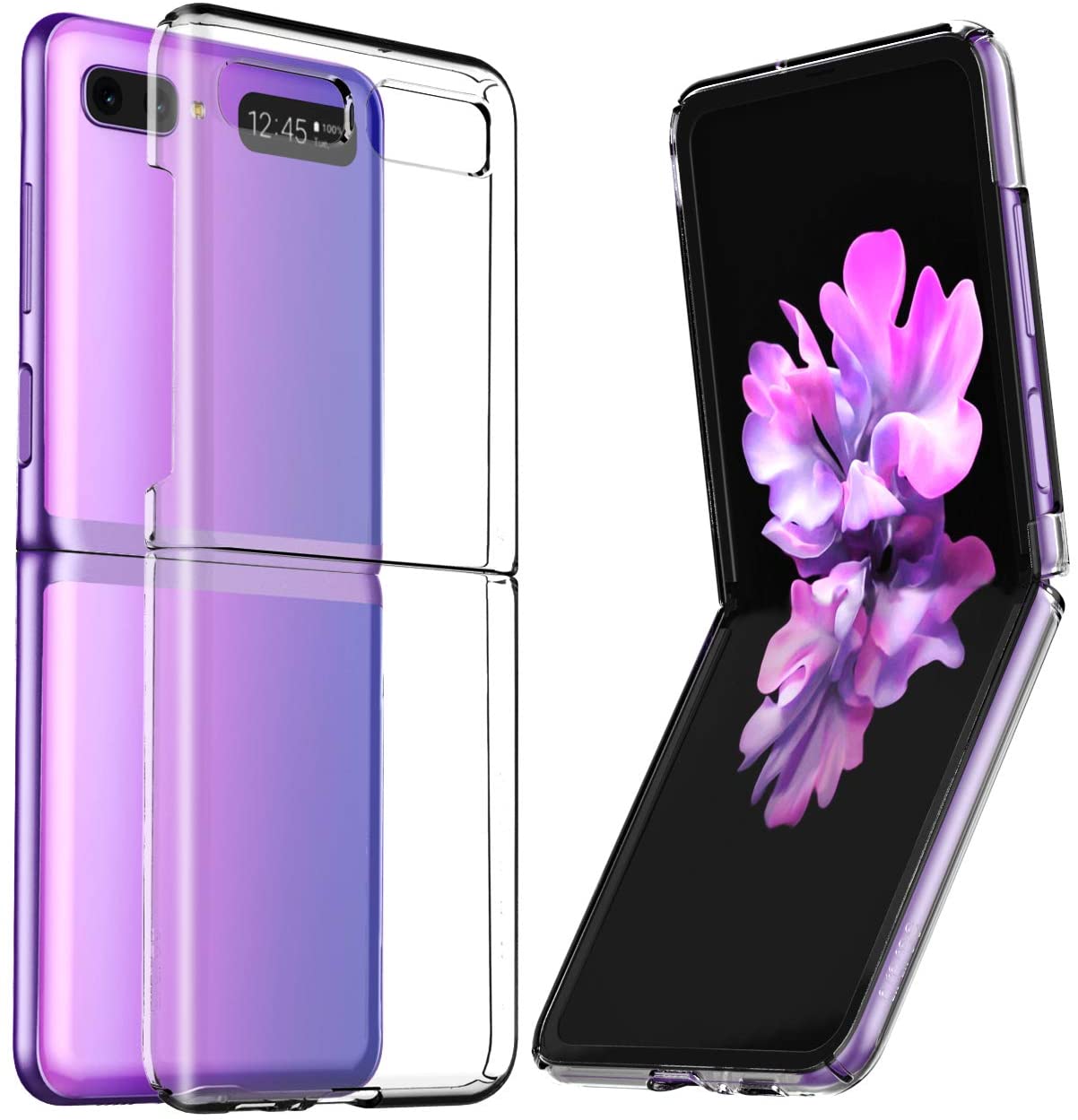 Araree Nukin Galaxy Z Flip Transparent Polycarbonate Premium Hard Coating Slim Case Clear
