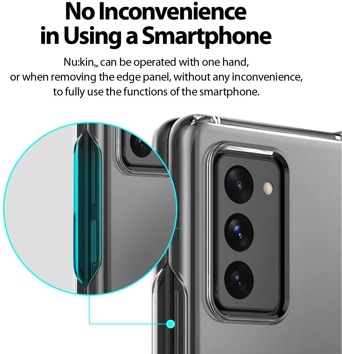 Araree Nukin 360 Galaxy Z Fold 2 Transparent Hard Polycarbonate Case (Clear)
