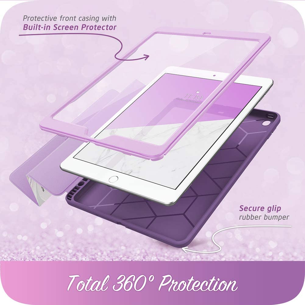 i-Blason Cosmo iPad 10.2 inci Gen ke-8/7, Lipat Tiga Badan Penuh, Pelindung Skrin & Pemegang Pensel Terbina dalam