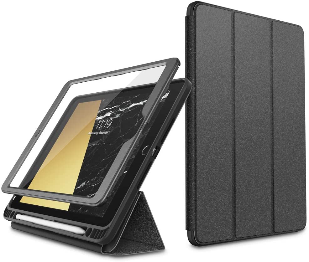 i-Blason Cosmo iPad 10.2 inci Gen ke-8/7, Lipat Tiga Badan Penuh, Pelindung Skrin & Pemegang Pensel Terbina dalam