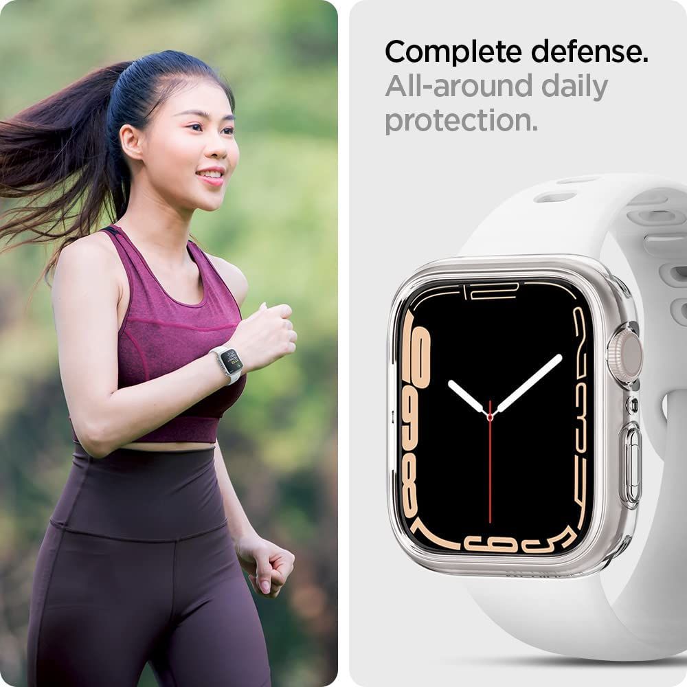 Spigen Apple Watch Siri 7 / SE / 6 / 5 / 4 Sarung Kristal Cecair (45mm/44mm&41mm/40mm)