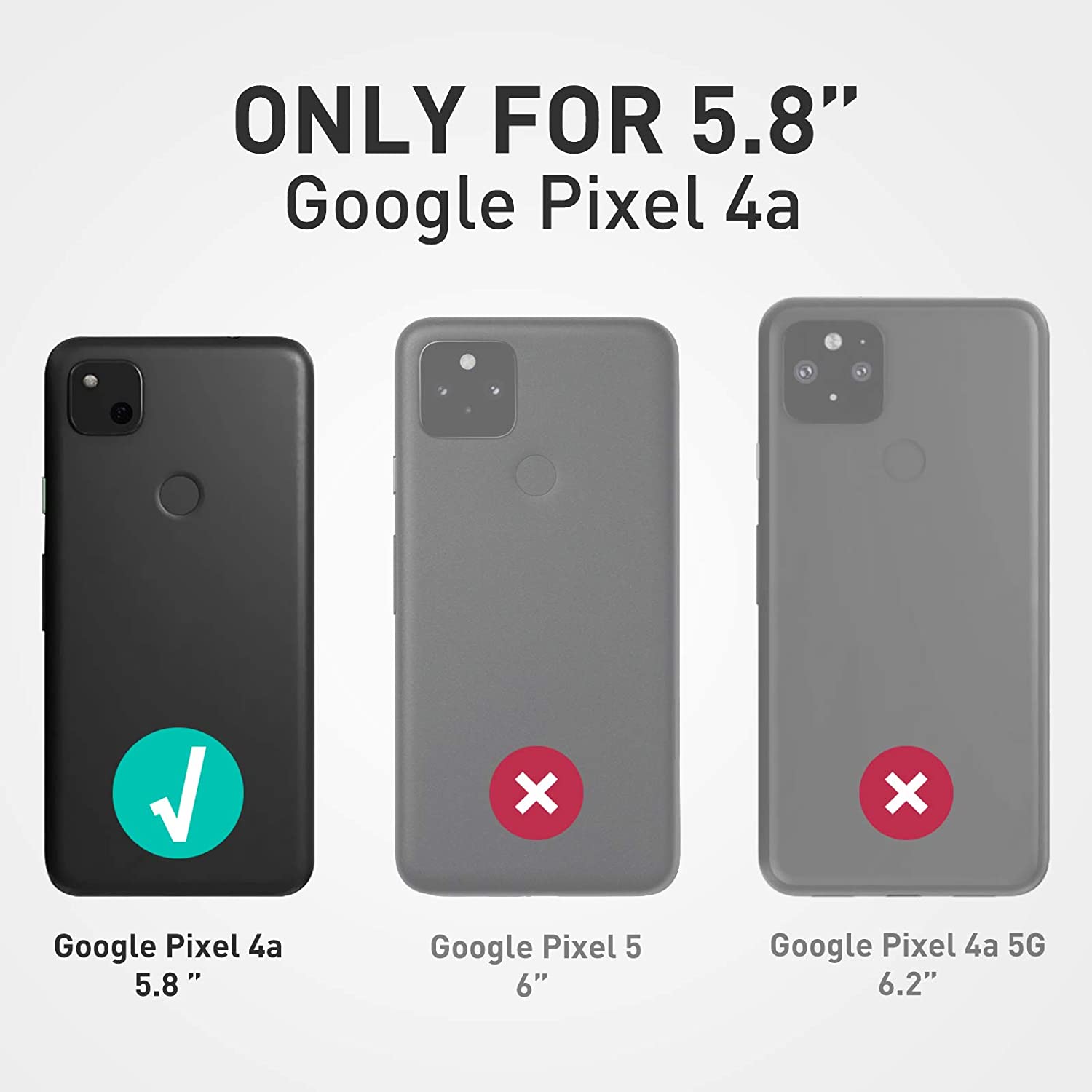 SUPCASE Unicorn Beetle Style Google Pixel 4A Premium Hibrid Sarung Perlindungan (Hitam)