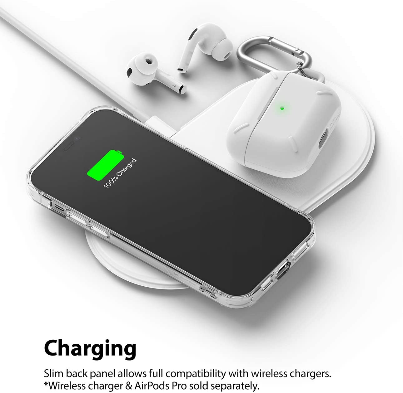 Ringke Fusion iPhone 12 / Pro Max / Pro / Kes Bumper TPU Lasak Pelindung Gred Tentera Mini