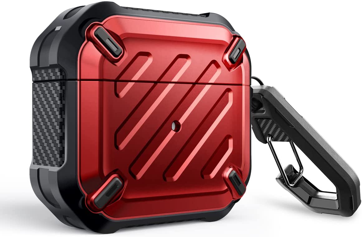 SUPCASE Unicorn Beetle Pro Series Case Airpods 3 (2021), Full-Body Rugged Protective Case with Carabiner for AirPods 3rd Generation