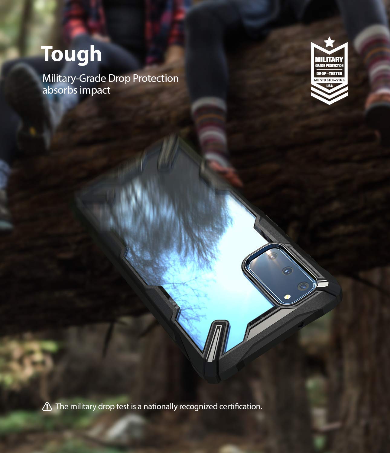Sarung Anti-Calar Ringke Fusion X Galaxy S20 / S20 Plus / S20 Ultra Lutsinar