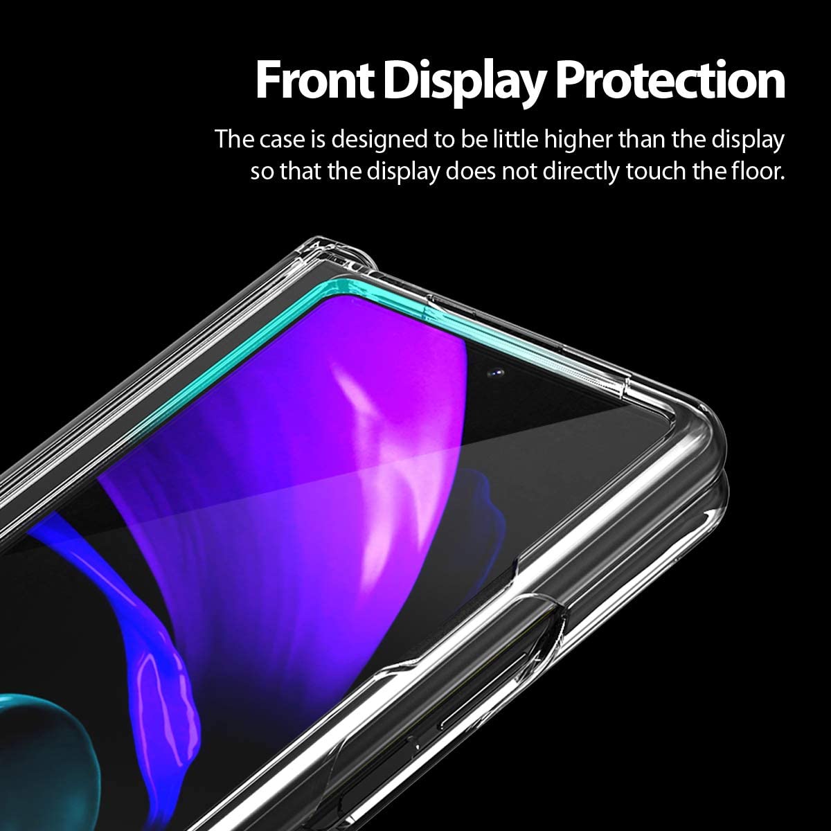 Araree Nukin 360 Galaxy Z Fold 2 Transparent Hard Polycarbonate Case (Clear)