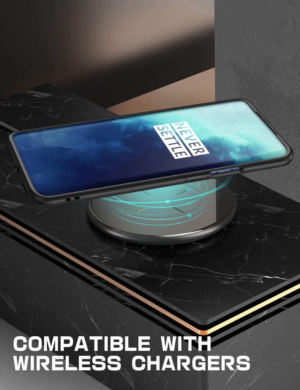 SUPCASE Unicorn Beetle Style OnePlus 7 / 7 Pro / 6T Premium Hybrid Clear Case Clear (Hitam)