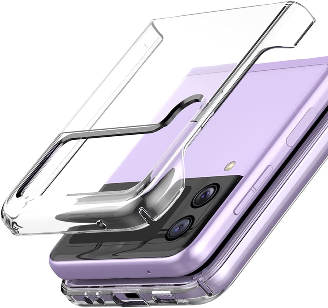 Araree NUKIN Samsung Galaxy Z Flip 3 5G(2021) Thin Clear Crystal Transparent Clear Transparent Scratchproof Lightweight Full Protective Case - Clear
