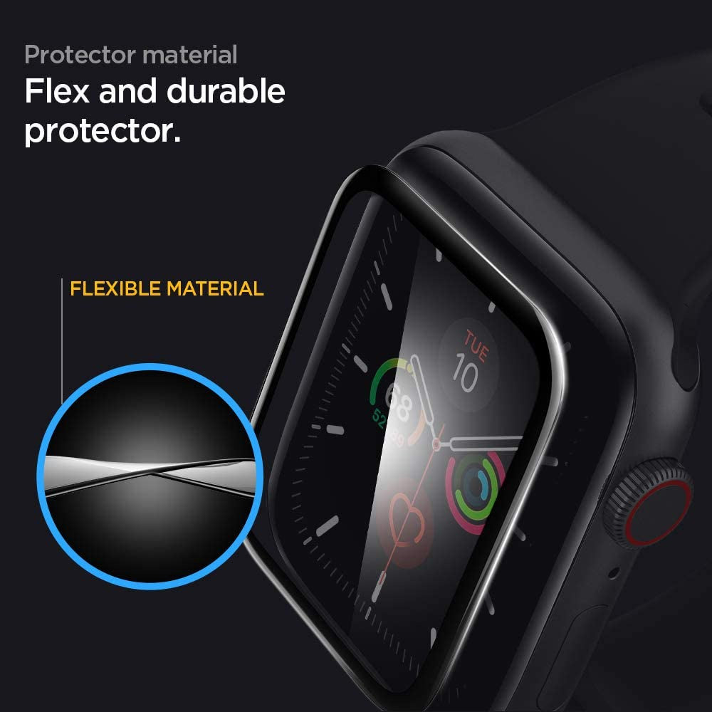 Pelindung Skrin Spigen ProFlex EZ FIT Direka untuk Apple Watch 8 / 7 ( 45mm&41mm )- 2 Pek