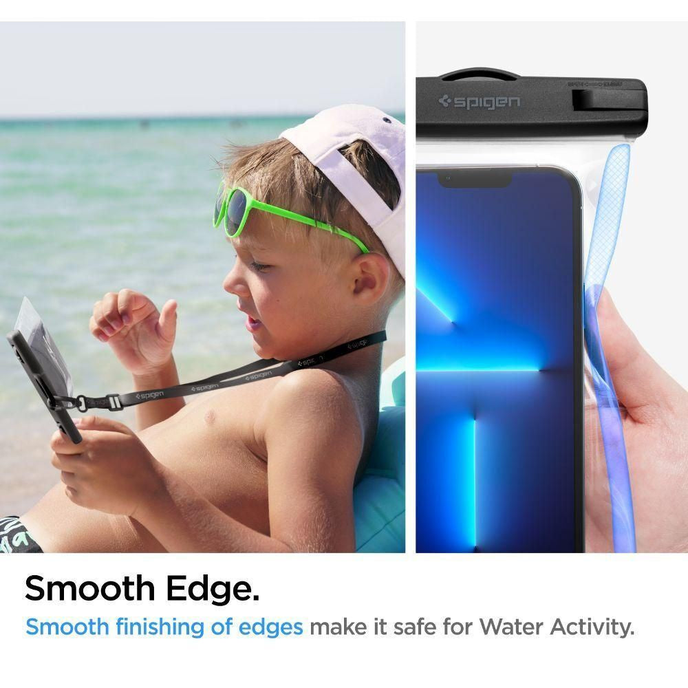 Spigen Aqua Shield A601 Sarung Telefon Kalis Air (Sehingga 6.9-inci) Serasi untuk iPhone 14 13 12 11 XS Galaxy Oppo Vivo