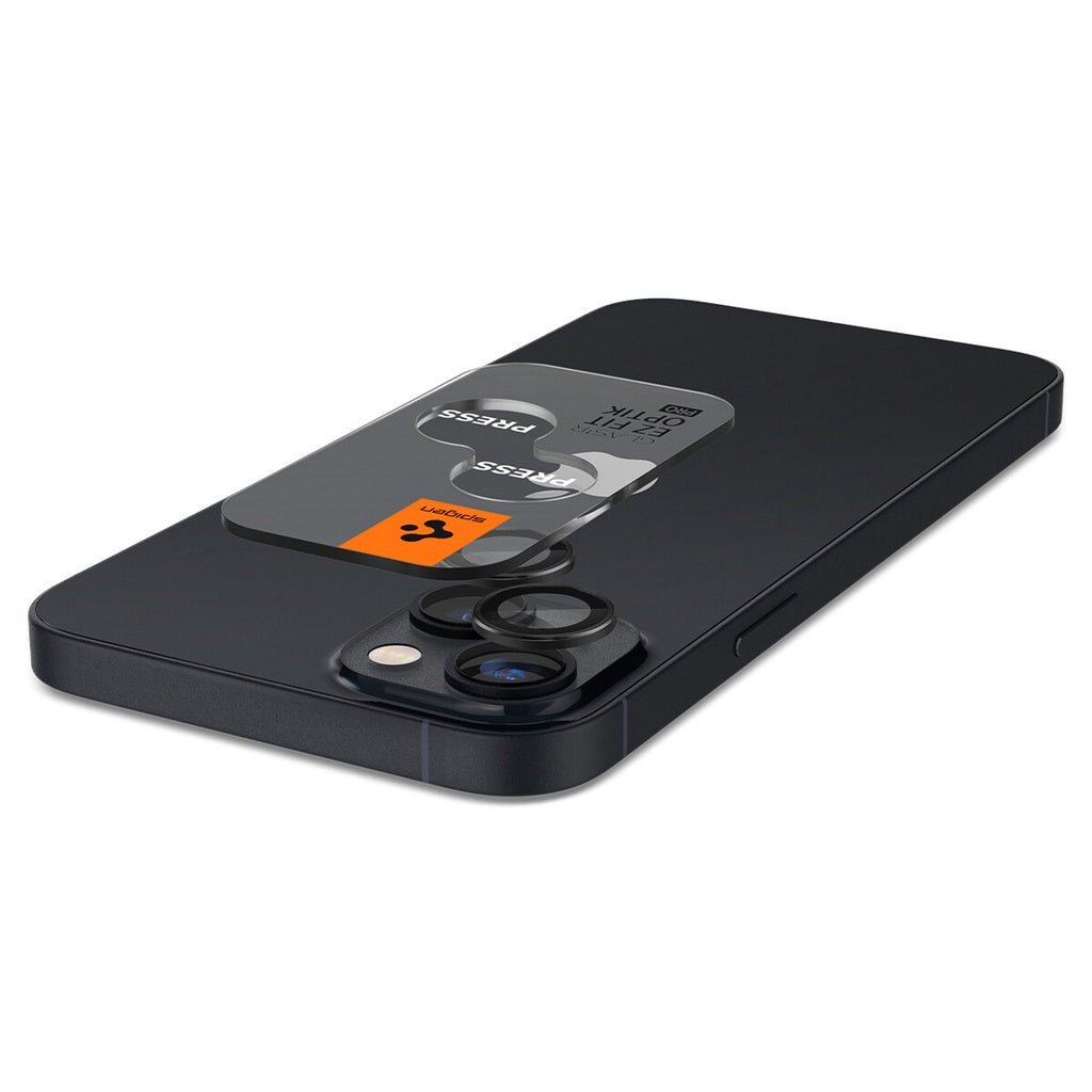 SPIGEN Glas.tR EZ Fit Optik Pro 2 PACK Pelindung Kanta Kamera untuk iPhone 14 Pro / Pro Max Anti-Calar & Mesra Sarung
