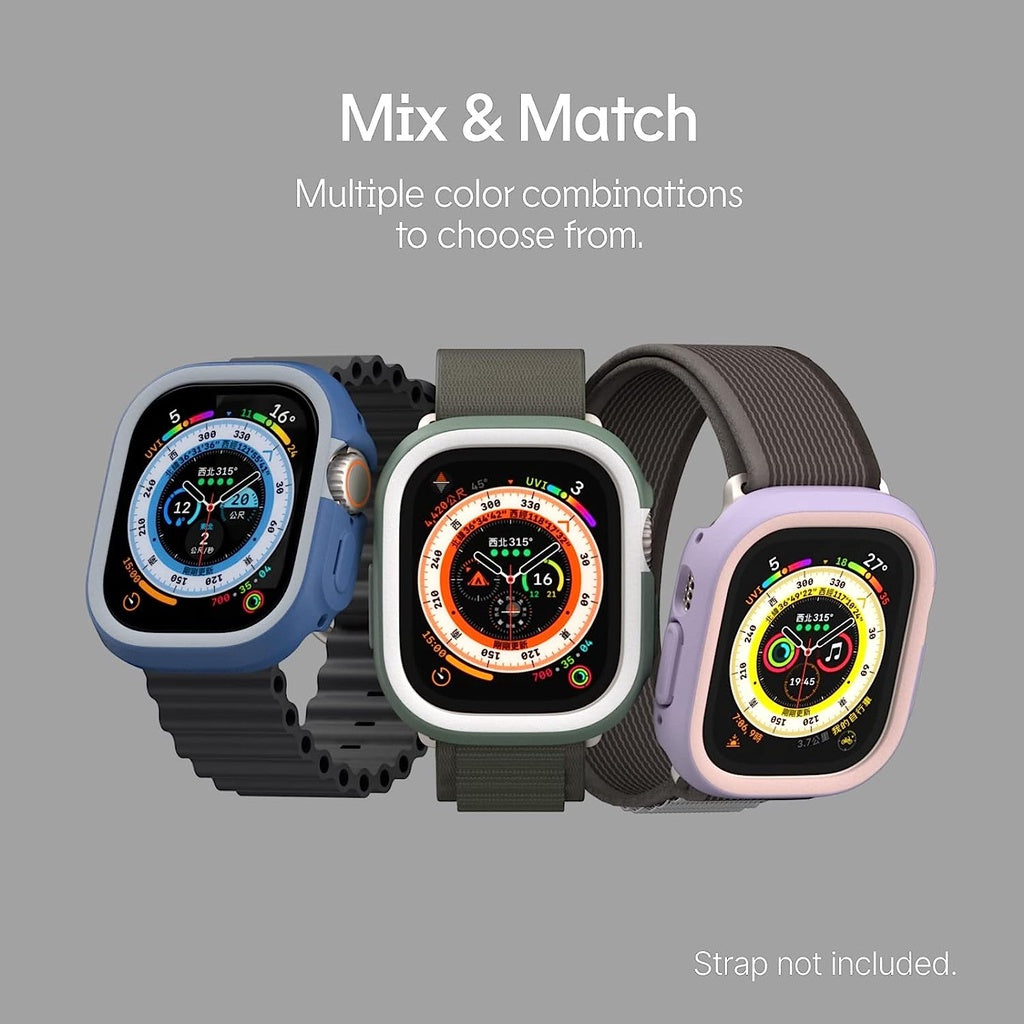 RHINOSHIELD Bumper Case Compatible with Apple Watch Ultra 49 mm | Slim Protective Cover Lightweight and Shock Absorbent