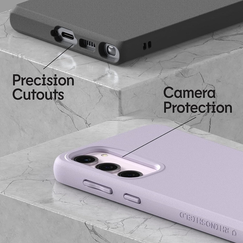 RhinoShield Case Compatible with Galaxy S23 Ultra SolidSuit Carbon Fiber Shock Slim Design 3.5M / 11ft Drop Protection