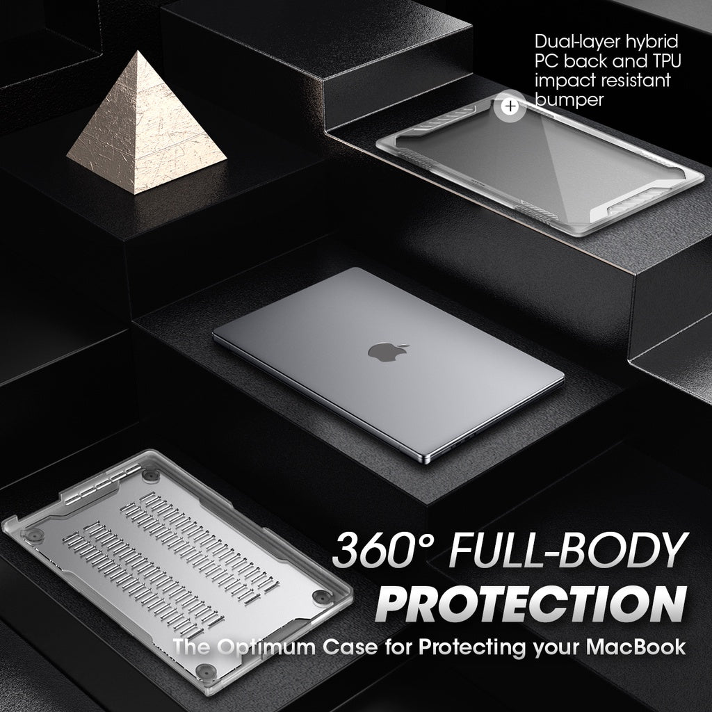 SUPCASE Unicorn Beetle Series Sarung Jelas untuk MacBook Pro 14 / 16 Inci (Keluaran 2022) M2 Pro / M2 Max Sarung TPU