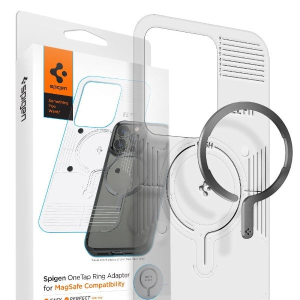 Spigen OneTap MagSafe Metal Plate Ring Adapter With EZ-Fit Kit for iPhone 14 13 12 Pro Max Mini