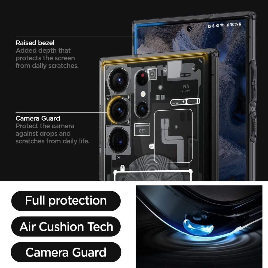 Spigen Samsung Galaxy S23 Ultra Case Ultra Hybrid Zero One