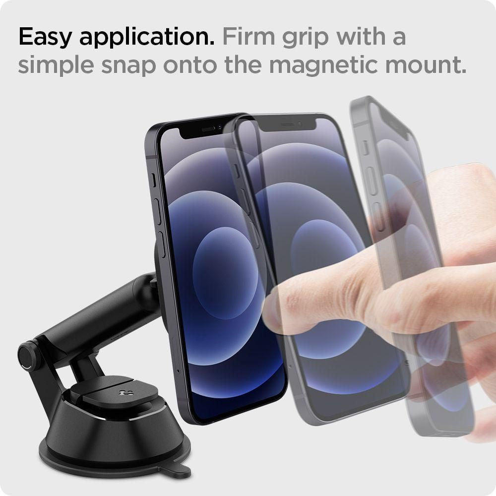Spigen ITS35 OneTap Magnetic Car Mount Dashboard (MagFit) untuk iPhone 14 13 12 Pro Max Mini