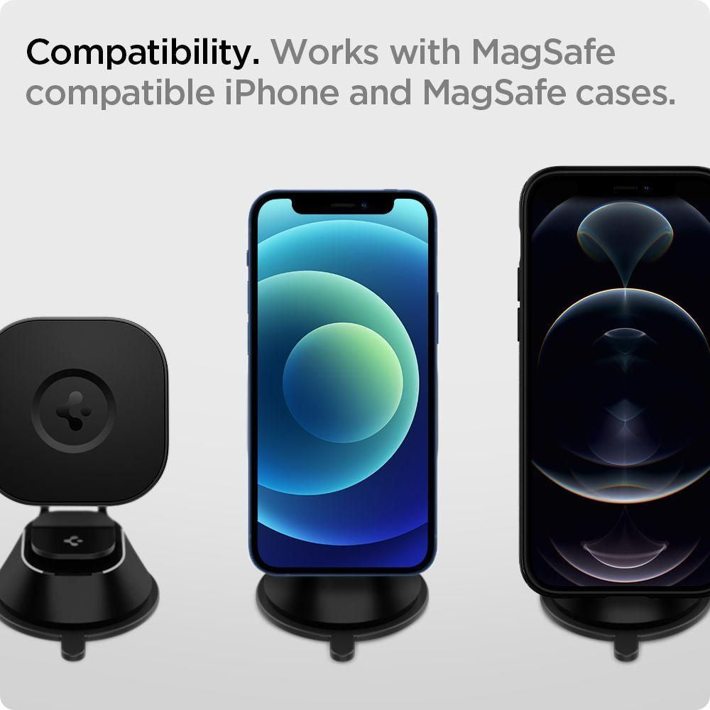 Spigen ITS35 OneTap Magnetic Car Mount Dashboard (MagFit) untuk iPhone 14 13 12 Pro Max Mini