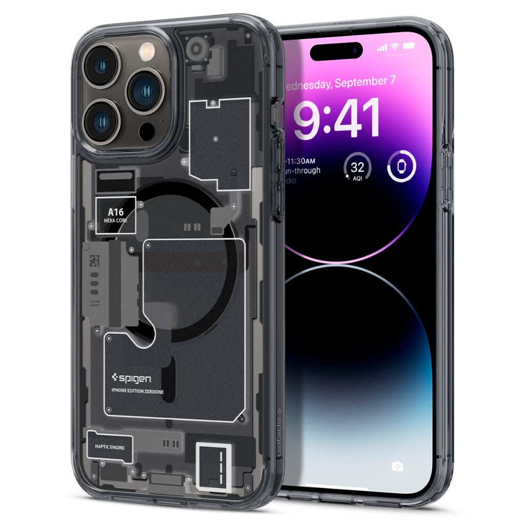 Spigen Ultra Hybrid ZERO ONE MAGFIT Serasi untuk iPhone 14 Pro / Pro Max Sarung Penutup Sarung Telefon
