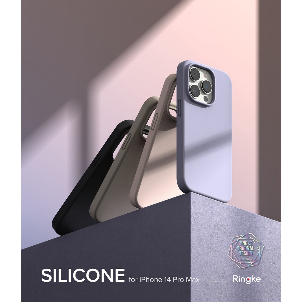 Sarung Silikon Ringke Serasi untuk iPhone 14 / Plus / Pro / Pro Max