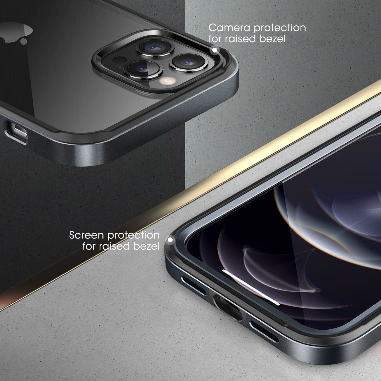 SUPCASE iPhone 13 / Pro / Pro Max Unicorn Beetle Edge Pro dengan Sarung Jelas Pelindung Skrin