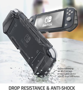 Mumba Dockable Case Nintendo Switch / Switch Lite [Blade Series] TPU Grip Protective Cover Case with Ergonomic Design and Comfort Grip