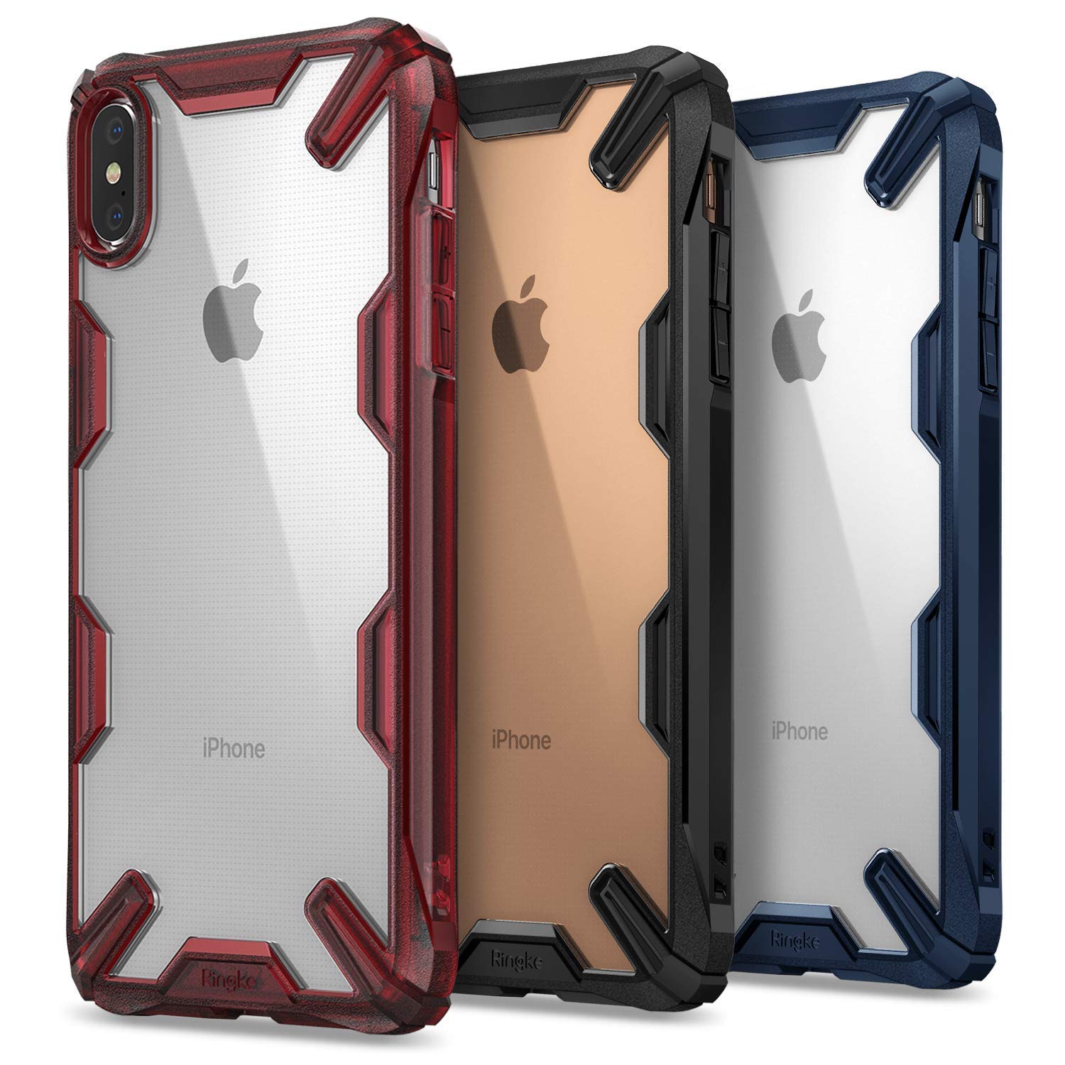 Ringke Fusion X iPhone XS / XS MAX / XR Sarung Perlindungan Calar Lutsinar