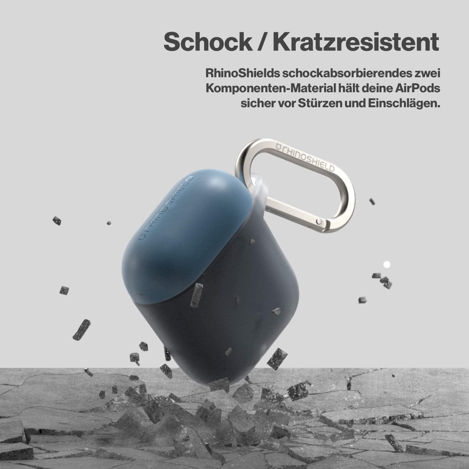 RhinoShield Apple AirPods Pro / AirPods 1 & 2 Military Grade Drop Protection, Scratch Resistant, Wireless Charging