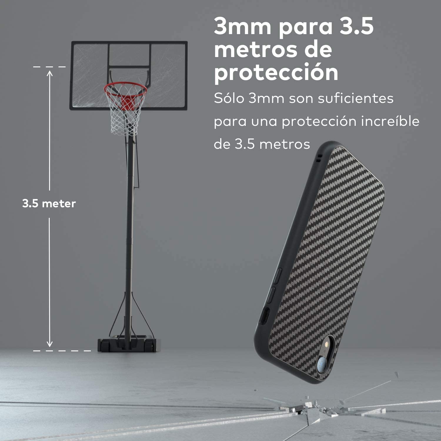 RhinoShield SolidSuit iPhoneXR Military Grade Protection Against Full Impact, Wireless Charging, Slim, Scratch Resistant Ultra Protective