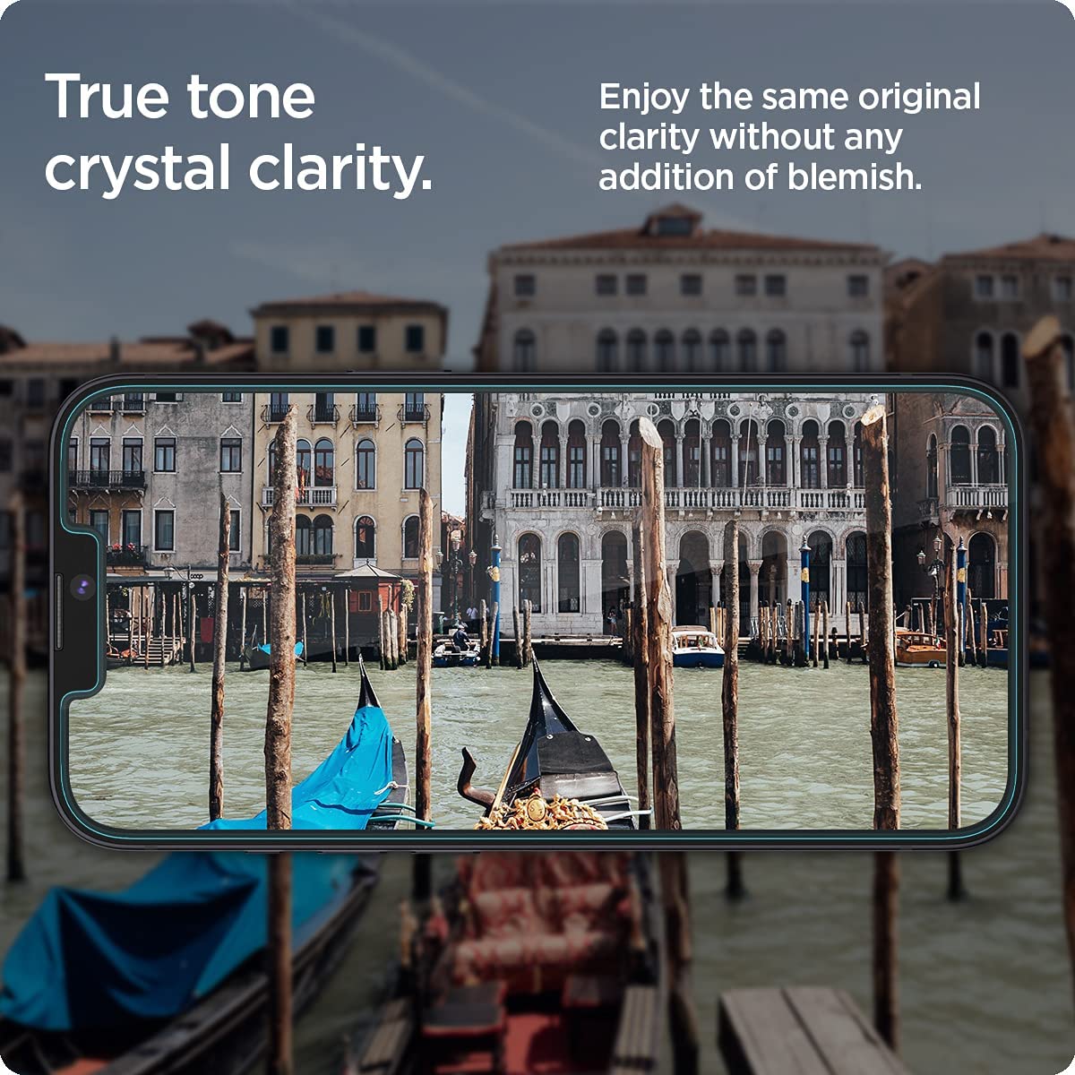 Spigen Glas.tR EZ Fit iPhone 13 / Pro / Pro Max Tempered Glass Screen Protector - 2 Pack