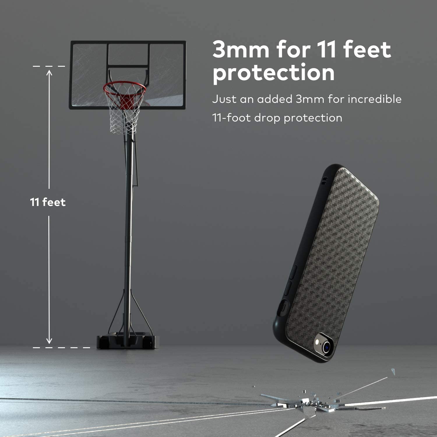 RhinoShield SolidSuit iPhone SE / 8 / 7 / 8 Plus / 7 Plus Shock Absorbent Slim Design Protective Cover