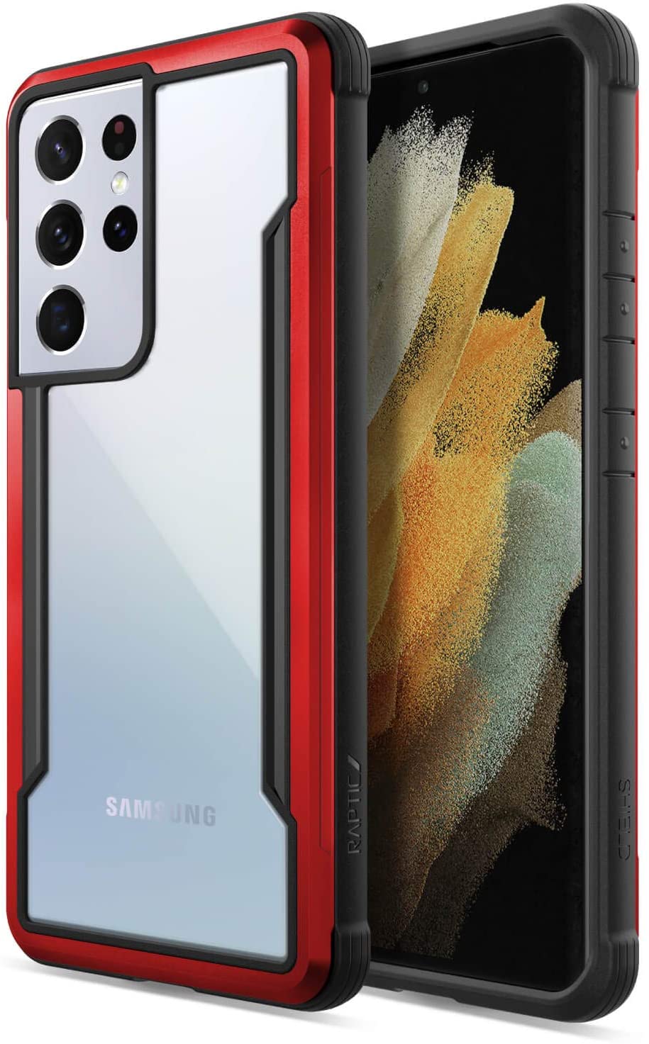 X-Doria Defence Raptic Shield Galaxy S21/Plus/Ultra Shockproof Military Grade, Durable Anodized Aluminum Frame, 10ft Drop Tested, Slim Case