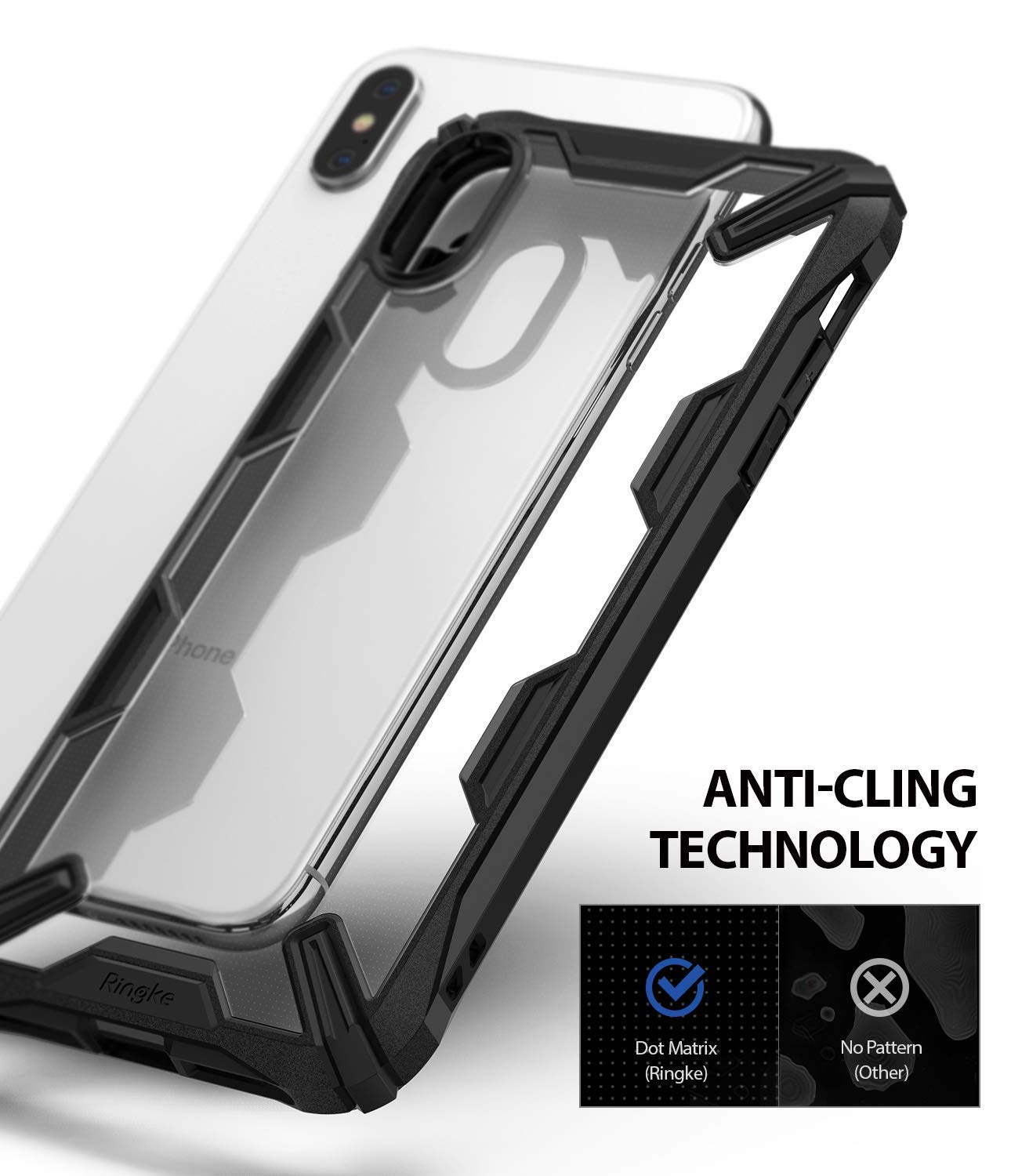 Ringke Fusion X iPhone XS / XS MAX / XR Sarung Perlindungan Calar Lutsinar