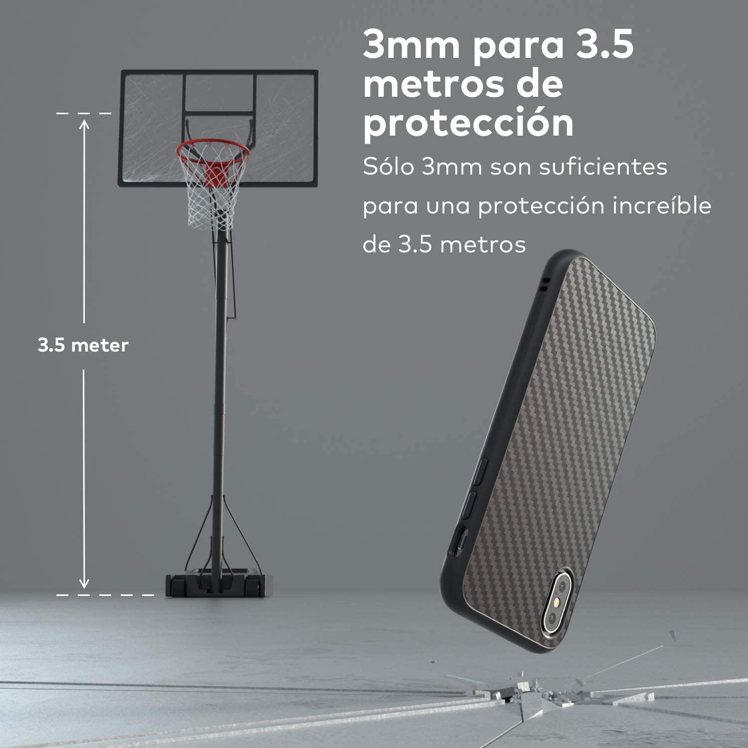 RhinoShield SolidSuit iPhone XS Max Full Impact, Supports Wireless Charging, Slim, Scratch Resistant Case