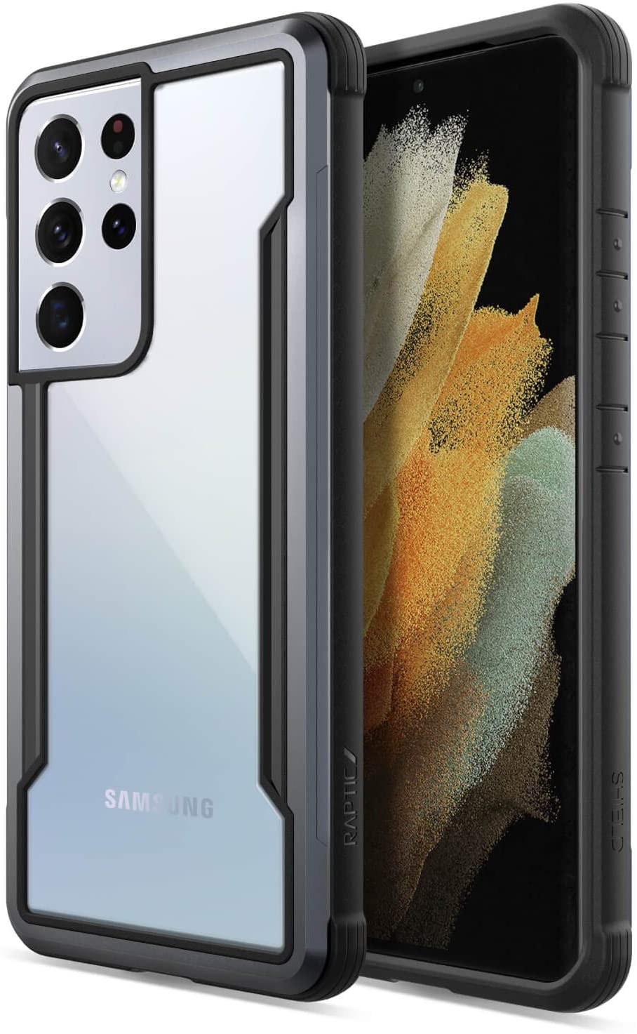 X-Doria Defence Raptic Shield Galaxy S21/Plus/Ultra Shockproof Military Grade, Durable Anodized Aluminum Frame, 10ft Drop Tested, Slim Case